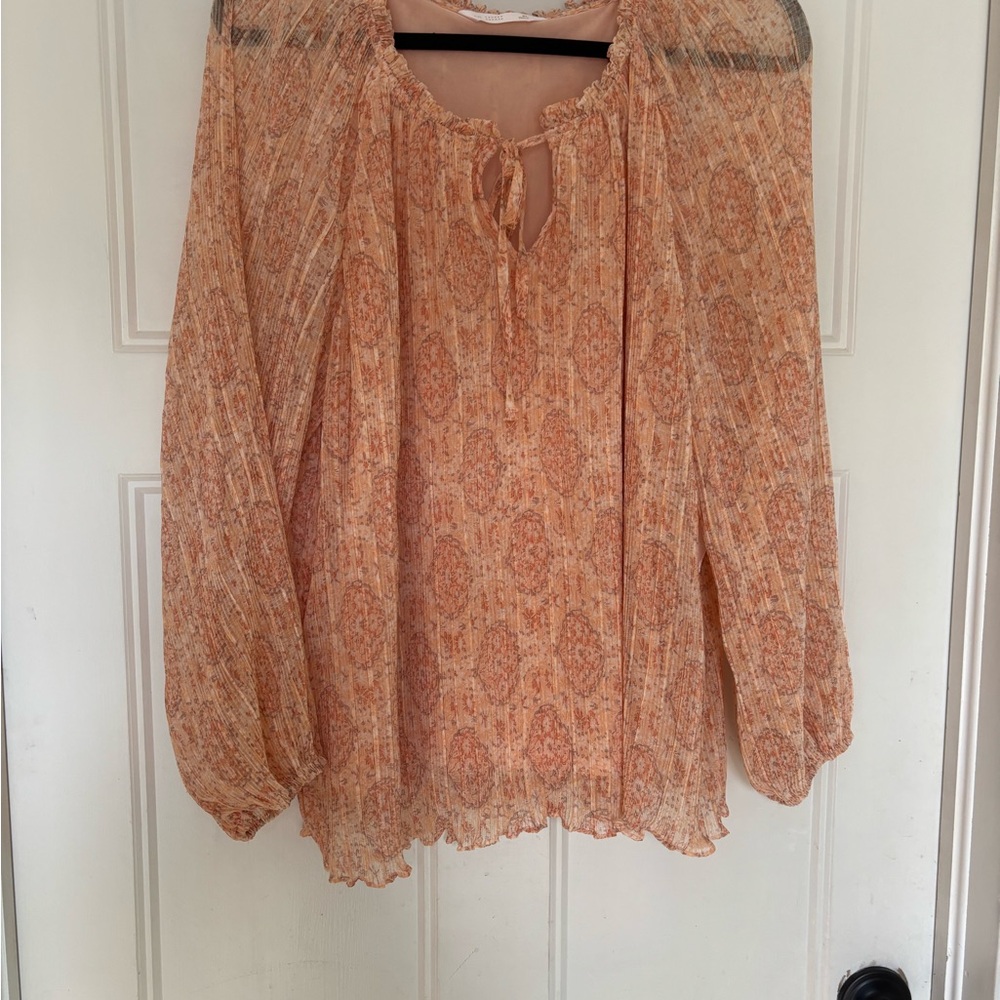 LC Lauren Conrad Pheasant Top Boho style